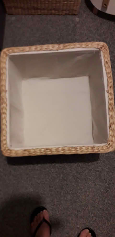 Photo of free wicker storage cubes with lid (wyberton) #2