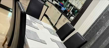 Photo of free Couch, 4 leather chairs & desk (Ratoath Co Meath) #2