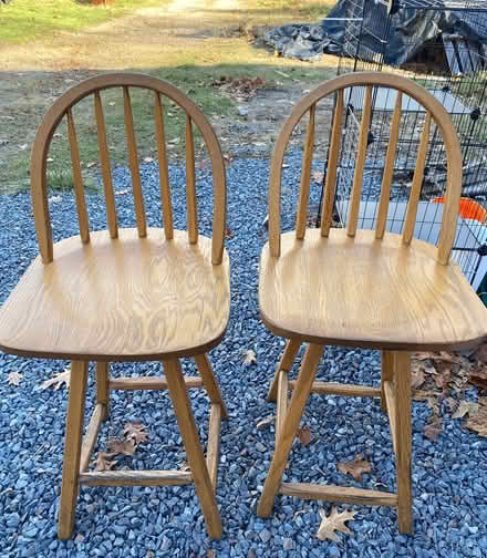 Photo of free 2 swivel stools (Ashby MA) #1
