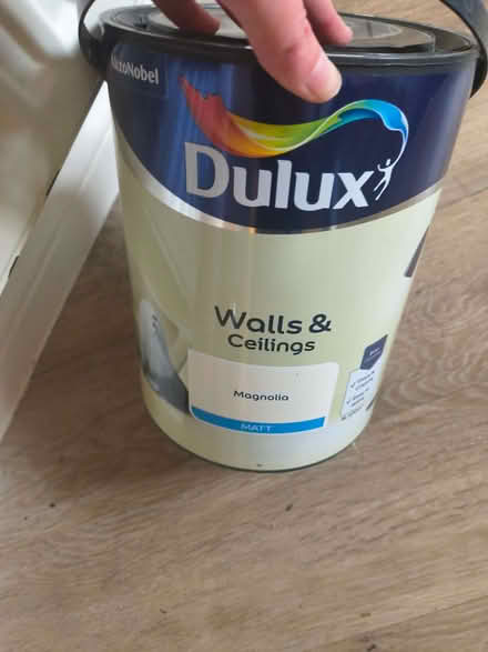 Photo of free Magnolia paint 5l dulux (Barnard's Green WR14) #1