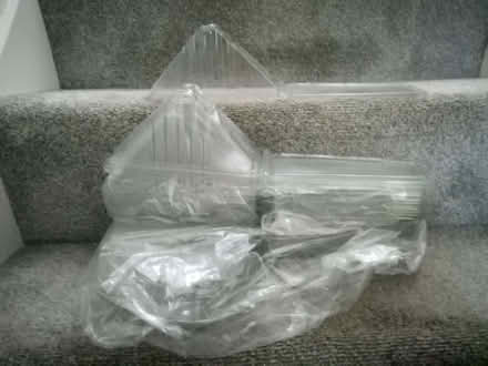 Photo of free About 50 x Standard Clear Sandwich Triangle Hinged Lid Packs (Brookvale RG21) #2