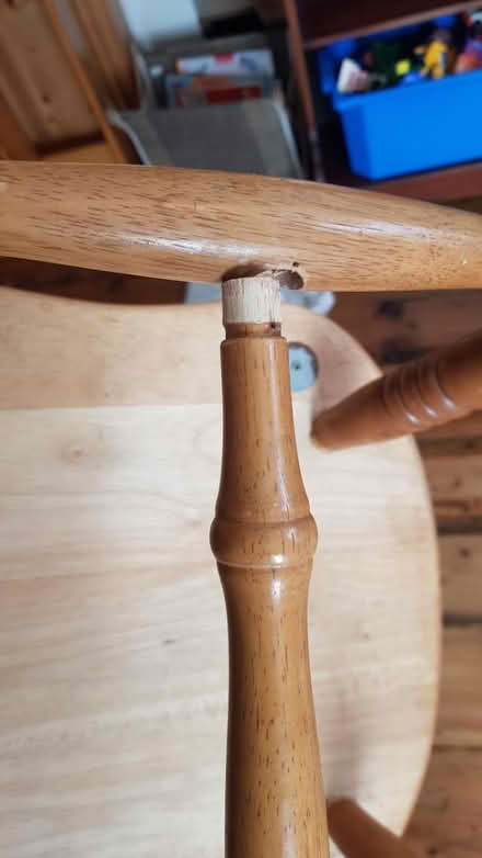 Photo of free 2 pine chairs (broken) (Boscombe) #2