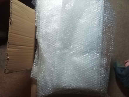 Photo of free Box with shredded packing and bubble wrap (Great Rollright OX7) #2