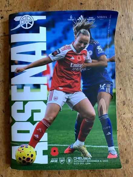 Photo of free Arsenal women’s football programme (Great Yarmouth) #1