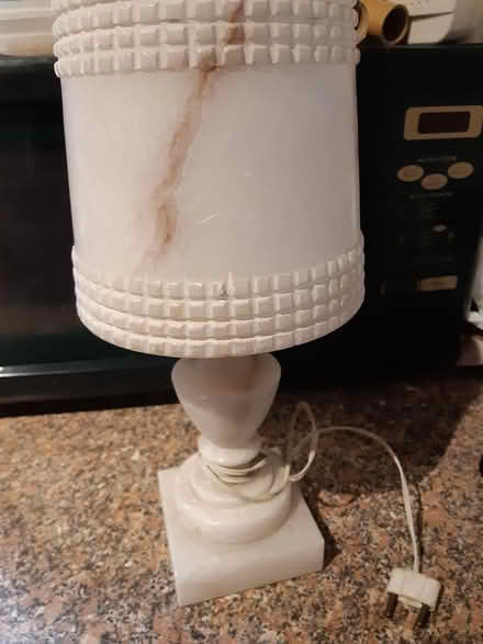 Photo of free Marble lamp (South Croydon, Greater London) #3