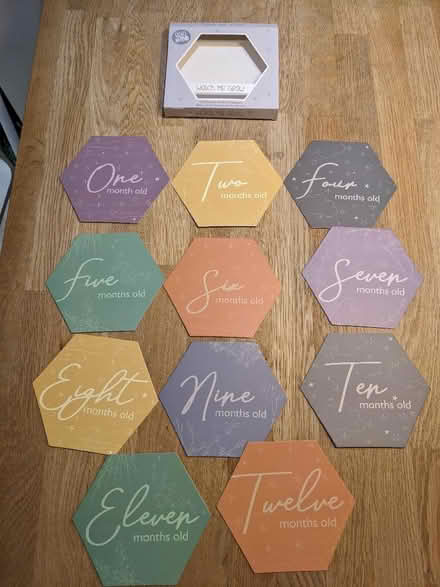 Photo of free Baby month cards - one missing (New Cross SE14) #1