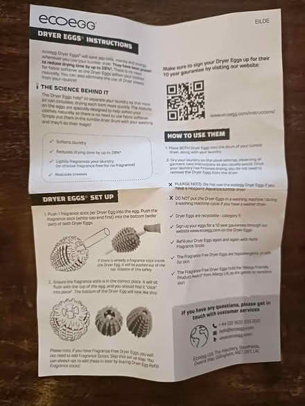 Photo of free Dryer eggs (EH3 Canonmills) #3