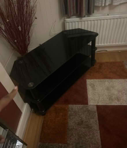 Photo of free Black tv stand (Catford SE6) #1