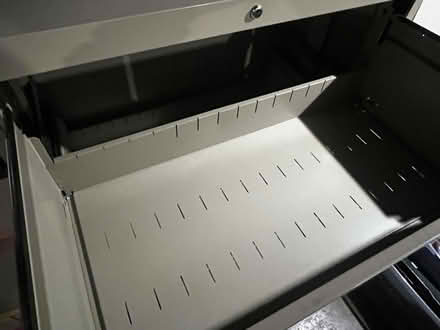 Photo of free Large metal 4-drawer filing cabinet (East Capitol Hill Miller Park) #2