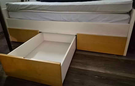 Photo of free Ikea bed with mattress or not (near roscoe and woodman) #2