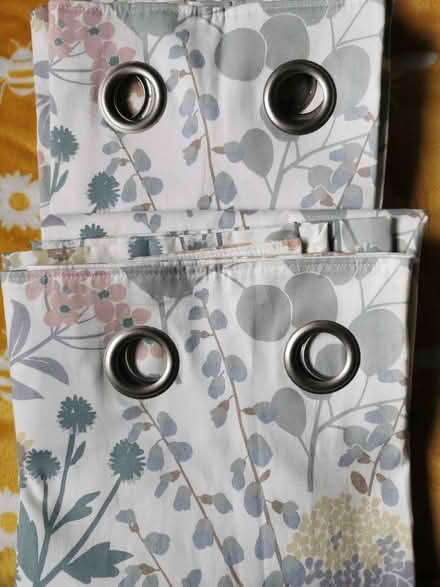 Photo of free 2 pairs of eyelet curtains lined (Haresfinch) #1