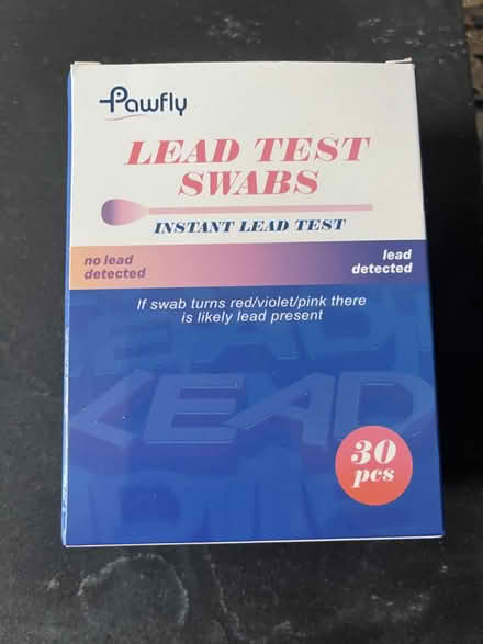 Photo of free lead test swabs (Botley OX2) #1