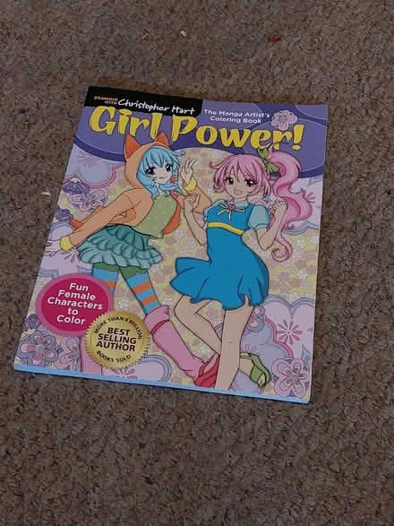 Photo of free Manga girl colouring book (Coley RG1) #1