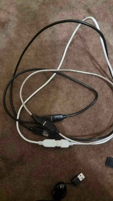 Photo of free Usb a male to female cables (South hampstead NW8) #1