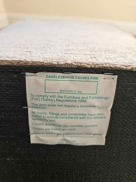 Photo of free 2 seater sofa and armchair (Paignton) #4