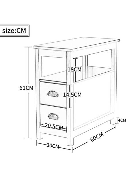 Photo of free 2 x brown side tables (PR4) #3