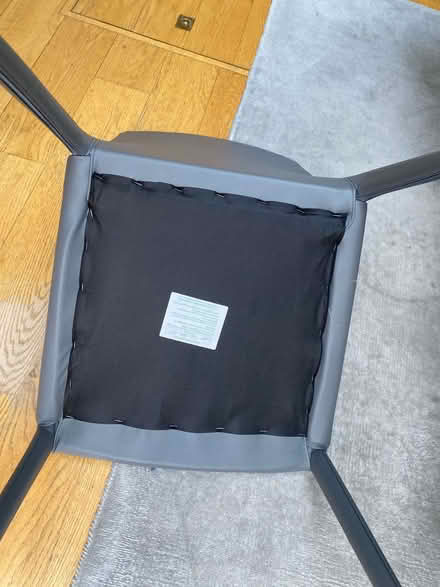 Photo of free six modern dining chairs, need re-upholstering (Mortlake SW14) #2