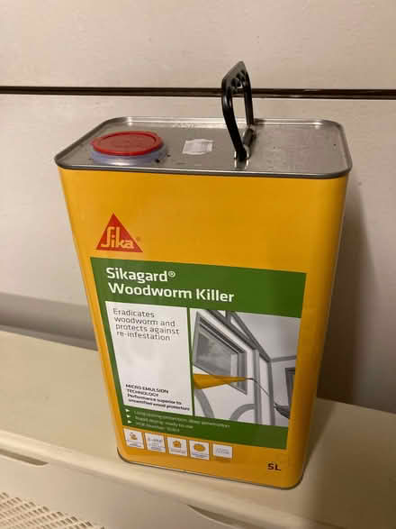Photo of free Woodworm killer (Duffield DE56) #1