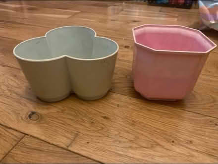 Photo of free Plastic plant pots x 2 (Cheshunt En8) #1