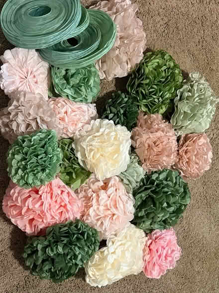 Photo of free Paper Flowers & lanterns for Decor (Newburgh and Five Mile Roads) #1