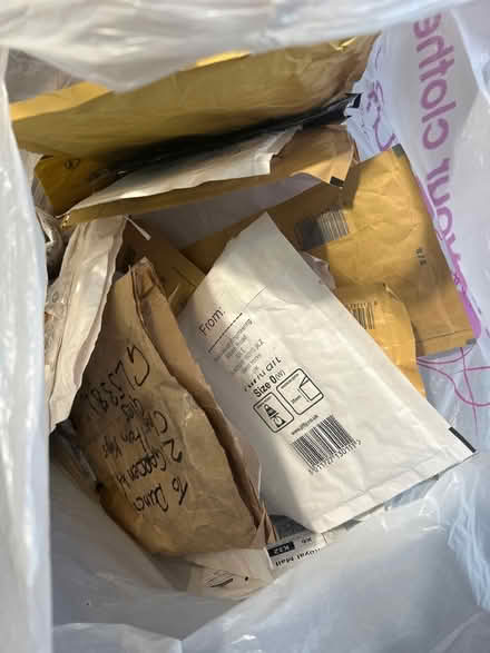 Photo of free Lots of used padded envelopes (Little Herberts GL53) #1