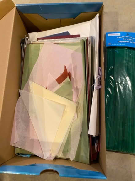 Photo of free Green+Black pipe cleaners, tissue (Lawrence Expy and Hwy 280) #2