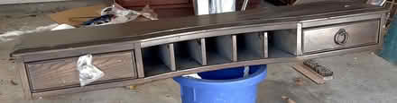 Photo of free wood shelf mantel with drawers (Near long gate Target) #1