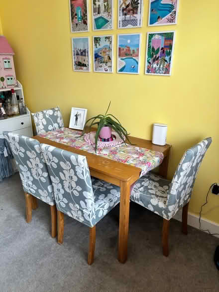 Photo of free Dining table and 4 chairs (South Yardley, B26) #2
