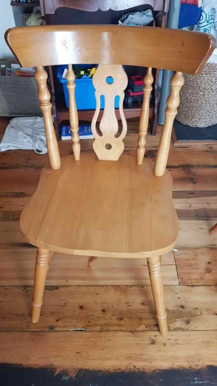 Photo of free 2 pine chairs (broken) (Boscombe) #1