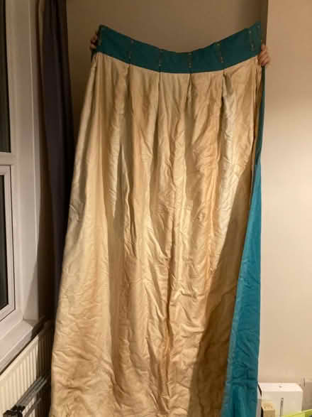 Photo of free Turquoise curtain for fabric/craft (Stirchley, B30) #3