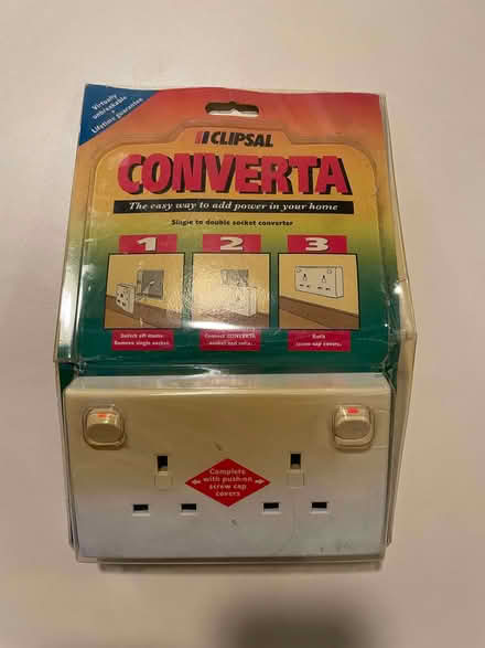 Photo of free Double socket converter kit (Woodley RG5) #1