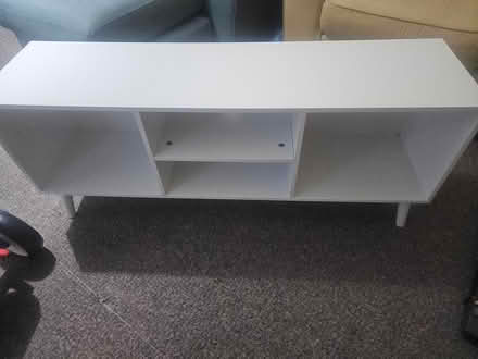 Photo of free White TV stand unit and Table (Hayes End UB3) #2