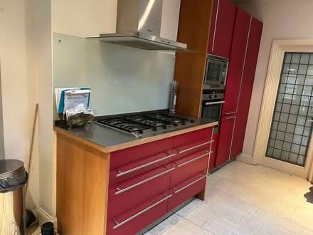 Photo of free bulthaup Red designer kitchen (Wimbledon Village, SW19) #2