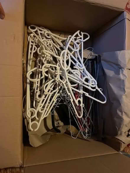 Photo of free Box of coat hangers (Barnsbury N1) #1