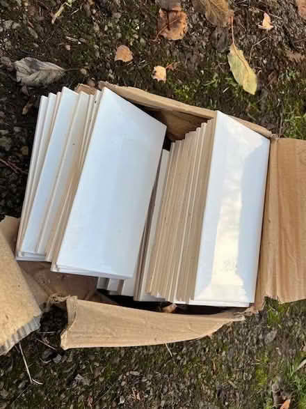 Photo of free Bathroom/kitchen tiles (Thrupp GL6) #1