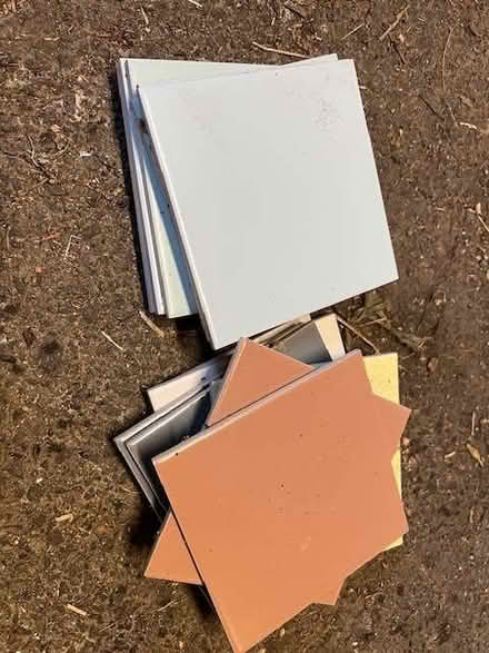 Photo of free Bathroom/kitchen tiles (Thrupp GL6) #2