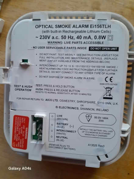 Photo of free Mains smoke alarm and fitting (OX10 Cholsey) #2