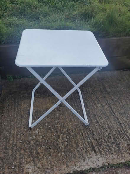 Photo of free Fold up metal table (Bexhill old town, TN40) #1