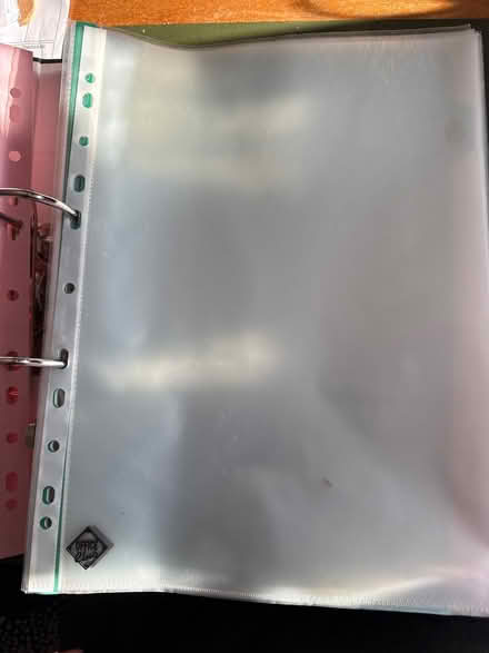 Photo of free A4 clear punch pockets (Surbiton KT6) #1