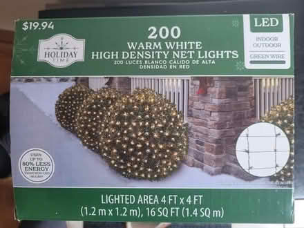 Photo of free 2 boxes of 200 High Density Net Lights (20874) #1