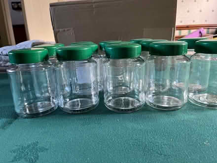 Photo of free 14 glass jars (Upton CH49) #1
