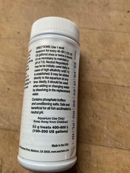 Photo of free Neutral Regulator ph 7.0 (Greenwood) #3
