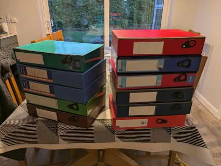 Photo of free 11 box files (Highcliffe) #1