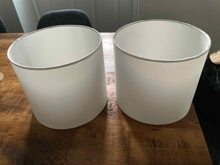Photo of free Two white lampshades (Collect from CO10) #1