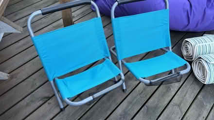Photo of free Pair Beach/camp chairs (Palmers Green N14) #1
