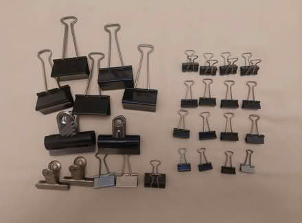 Photo of free Bulldog clips - assorted sizes (GU51) #1