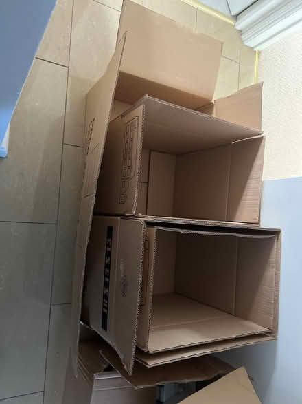 Photo of free Cardboard boxes x 4 (PE28) #2