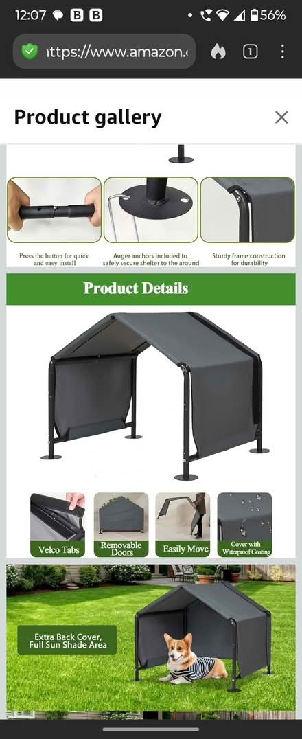 Photo of free Outdoor small dog tent (Baguley M23) #1