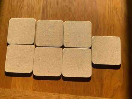 Photo of free 7 cork backed coasters (Hoddesdon, EN11) #2
