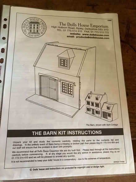 Photo of free Dolls House Kit (IP4) #2